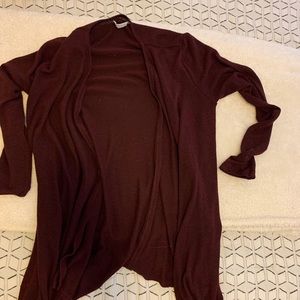Maroon AE cardigan
